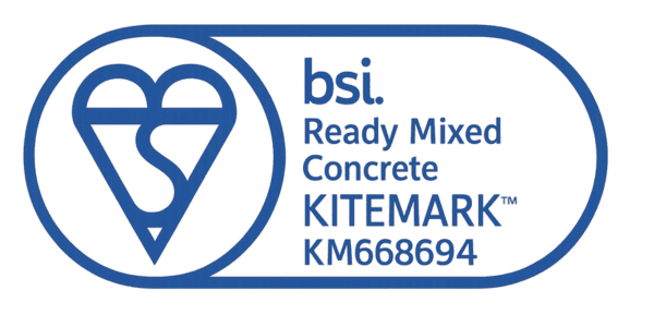 BSI Ready-Mixed Concrete logo in QMiX blue